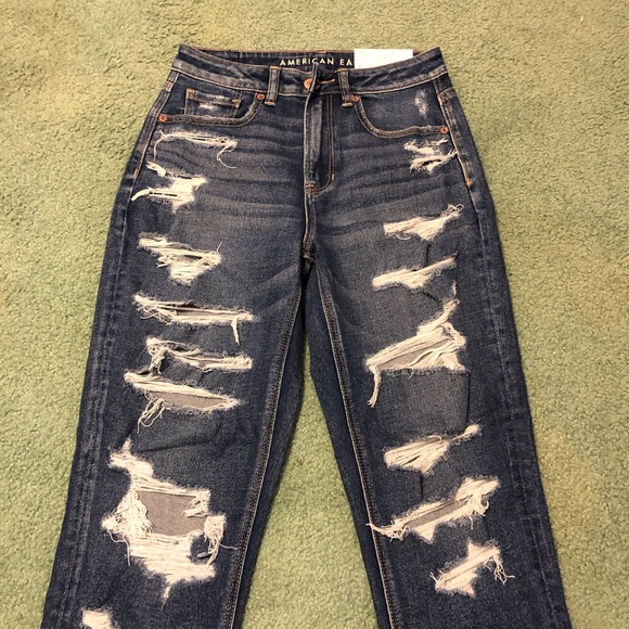 American Eagle Outfitters Denim - American Eagle Slasher Blue Mom Jeans (BRAND NEW)